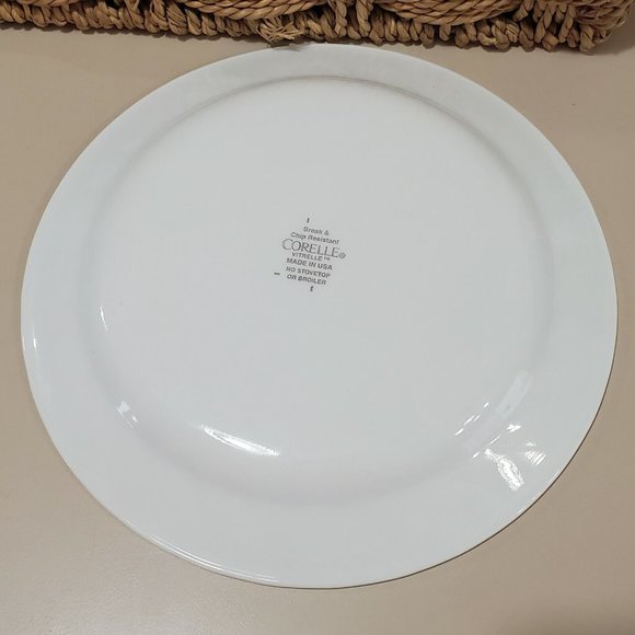 Single Corelle Chutney Swirl Edge Salad Plate 7" luncheon fruit rimmed retired - Picture 5 of 6